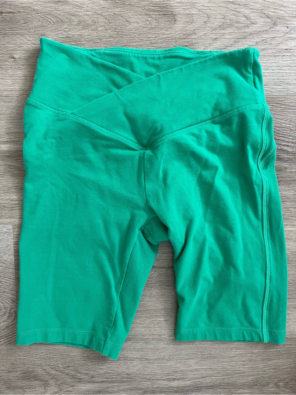 Victorias Secret PINK Green Cotton Blend Biker Shorts Small